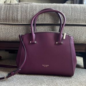 Purple Kate Spade crossbody bag